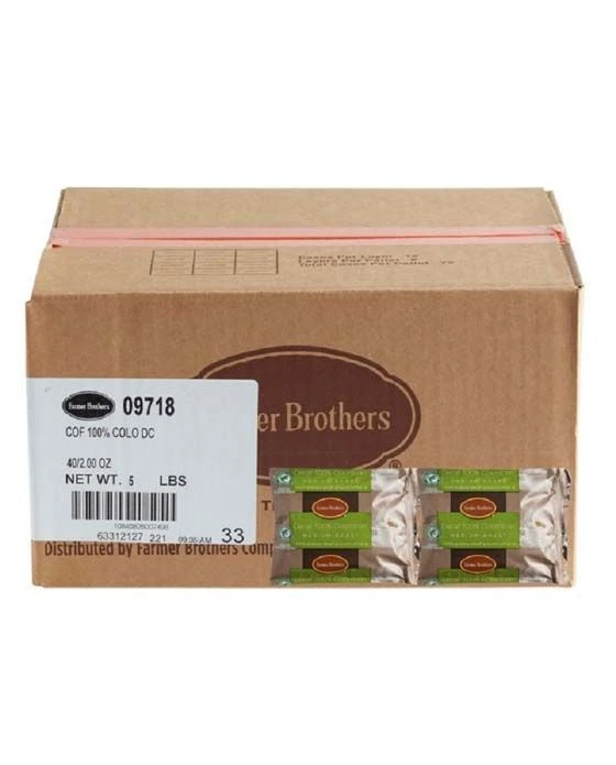 100% Colombian Decaf Ground Coffee 40 Pk 2 Oz By Farmer Brothers 2 100% Colombian Decaf Ground Coffee 40 Pk 2 Oz By Farmer Brothers - Image 2