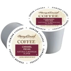 Harry & David Coffee Combo, Breakfast Blend, Caramel Pecan 2/18 Ct Boxes -Miscela Coffee Shop 121212 1