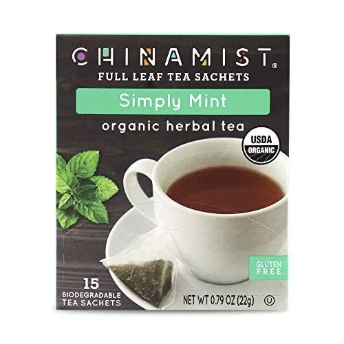 China Mist - Simply Mint Herbal Full Leaf Tea Sachet, 4 Boxes 15 Count Each 4 China Mist - Simply Mint Herbal Full Leaf Tea Sachet, 4 Boxes 15 Count Each - Image 4