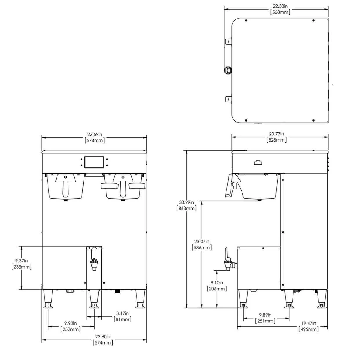 BUNN® Bunn 54200.0101 ICB Twin TF ThermoFresh® 1.5 Gallon Platinum Edition™ Stainless, 120/240V 2 BUNN® Bunn 54200.0101 ICB Twin TF ThermoFresh® 1.5 Gallon Platinum Edition™ Stainless, 120/240V - Image 2