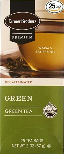 Farmer Brothers Premium: Decaf Green Tea, 6/25 Ct Tea Boxes -Miscela Coffee Shop 81h9cq4yajl. sy679 pibundle 25 topright 0 0 sx284sy679sh20 1