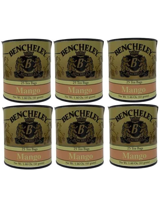 Bencheley Tea Bags, 6/25 Ct Mango Tea 1 Bencheley Tea Bags, 6/25 Ct Mango Tea