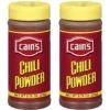 Cain's Chili Powder, 2 Bottle 9.75 Oz Each
