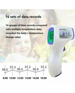 Digital LCD Infrared Thermometer Non-contact Forehead Baby Adult Temperature USA -Miscela Coffee Shop Digital LCD Infrared Thermometer Non contact Forehead Baby Adult Temperature USA 02 2nd