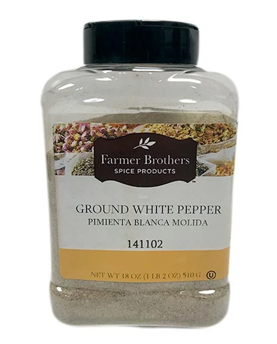 Farmer Brothers Ground White Pepper (1 Bottle/1 Lb 2 Oz) 1 Farmer Brothers Ground White Pepper (1 Bottle/1 Lb 2 Oz)