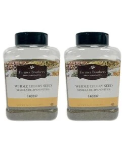 Farmer Brothers Whole Celery Seed (2 Bottles/1 Lb Ea.)