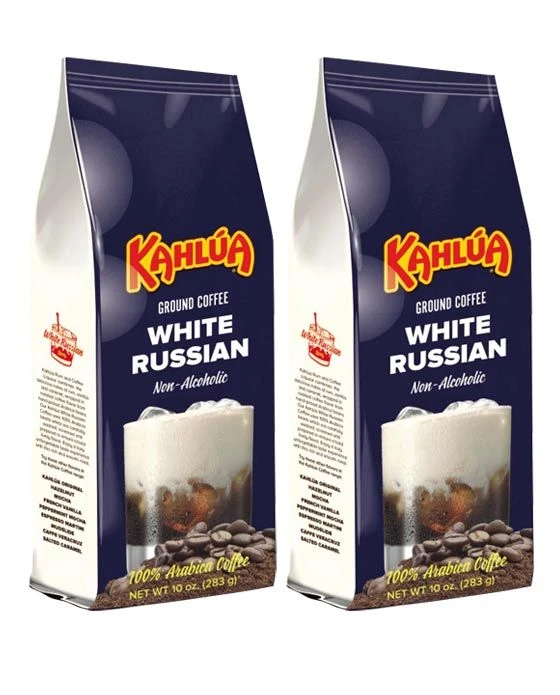 Kahlua White Russian Gourmet Ground Coffee (2 Bags/10 Oz) 1 Kahlua White Russian Gourmet Ground Coffee (2 Bags/10 Oz)