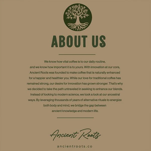 Ancient Roots French Vanilla Flavored Mushroom Coffee By Corim Premium Blends 4/12 Oz Bags 6 Ancient Roots French Vanilla Flavored Mushroom Coffee By Corim Premium Blends 4/12 Oz Bags - Image 6