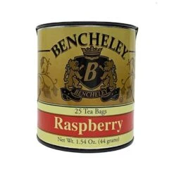Bencheley Raspberry Tea, 25 Tea Bags (1.46 Oz) -Miscela Coffee Shop bencheley raspberry tea1 1