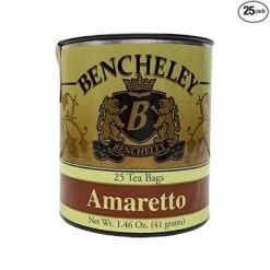 Bencheley Amaretto Tea, 25 Tea Bags (1.46 Oz) -Miscela Coffee Shop bencheleyamaretto1 1