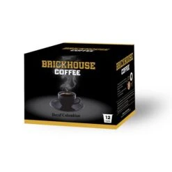 Brickhouse Single Serve Coffee, Decaf Colombian Blend, 72 Count 6 Brickhouse Single Serve Coffee, Decaf Colombian Blend, 72 Count -Miscela Coffee Shop brickhouse decaf colombian single serve cups 12 count