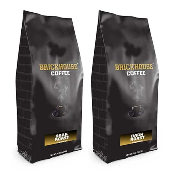 Brickhouse Ground Coffee, Dark Roast, 2/12 Oz Bags 1 Brickhouse Ground Coffee, Dark Roast, 2/12 Oz Bags
