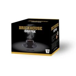 Brickhouse Single Serve Coffee, Irish Cream, 72 Count -Miscela Coffee Shop brickhouse irish cream single serve cups 12 count