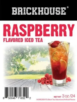 Brickhouse Raspberry Flavored Iced Tea, 24/3 Oz Packets, Loose Leaf With Filters 5 Brickhouse Raspberry Flavored Iced Tea, 24/3 Oz Packets, Loose Leaf With Filters -Miscela Coffee Shop brickhouse raspberry flavored iced tea 2