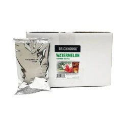 Brickhouse Watermelon Flavored Iced Tea, 24/3 Oz Packets, Loose Leaf With Filters -Miscela Coffee Shop brickhouse watermelon flavored iced tea 24 3 oz packets