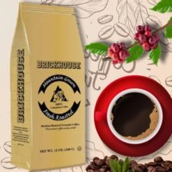Brickhouse 100% Colombian Ground Coffee, 6/12 Oz Bags -Miscela Coffee Shop brickhouse100colombian 3