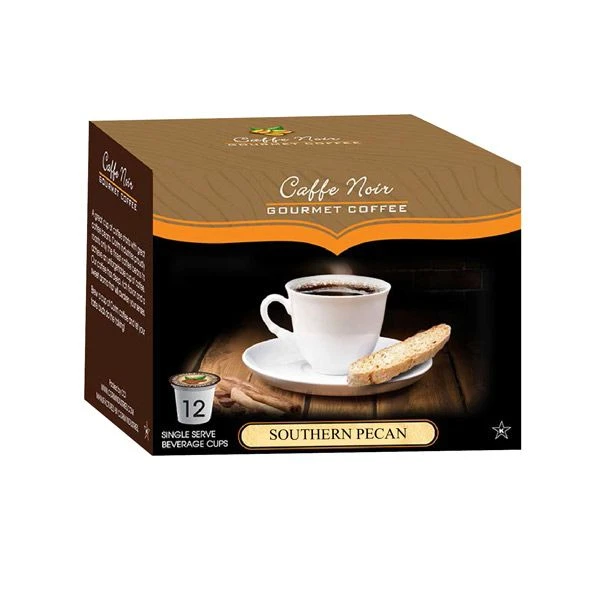Caffe Noir Gourmet Coffee Southern Pecan, Single Serve Beverage Cups, 6 Box 12 Count Each 2 Caffe Noir Gourmet Coffee Southern Pecan, Single Serve Beverage Cups, 6 Box 12 Count Each - Image 2