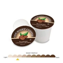 Caffe Noir Gourmet Coffee Blueberry Cinnamon, Single Serve Beverage Cups, 6 Box 12 Count Each 5 Caffe Noir Gourmet Coffee Blueberry Cinnamon, Single Serve Beverage Cups, 6 Box 12 Count Each -Miscela Coffee Shop caffenoirbluberry 1