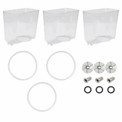 Crathco Triple Parts Kit: 5-Gallon Bowl 1288 (3-pack) & Preventative Maintenance Kit (3-pack)