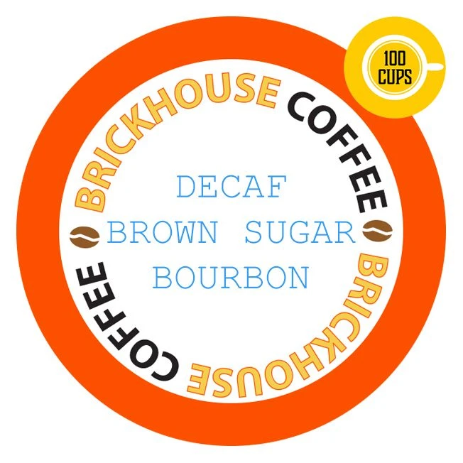 Brickhouse Single Serve Coffee, Decaf Brown Sugar Bourbon, 100 Count 1 Brickhouse Single Serve Coffee, Decaf Brown Sugar Bourbon, 100 Count