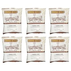Edono Rucci Pumpkin Spice Cappuccino Mix, 6 Bags (2 Lbs Each)