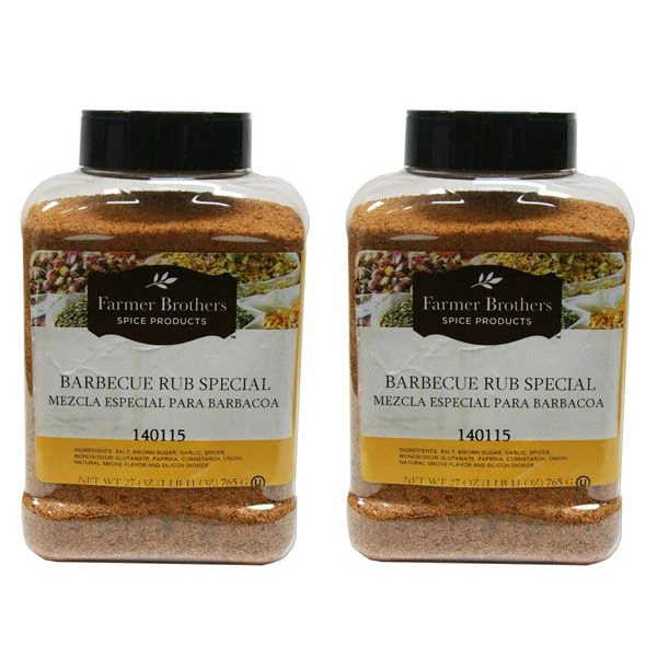 Farmer Brothers Barbecue Rub Special (2 Bottle/1 Lb 11 Oz ) 1 Farmer Brothers Barbecue Rub Special (2 Bottle/1 Lb 11 Oz )