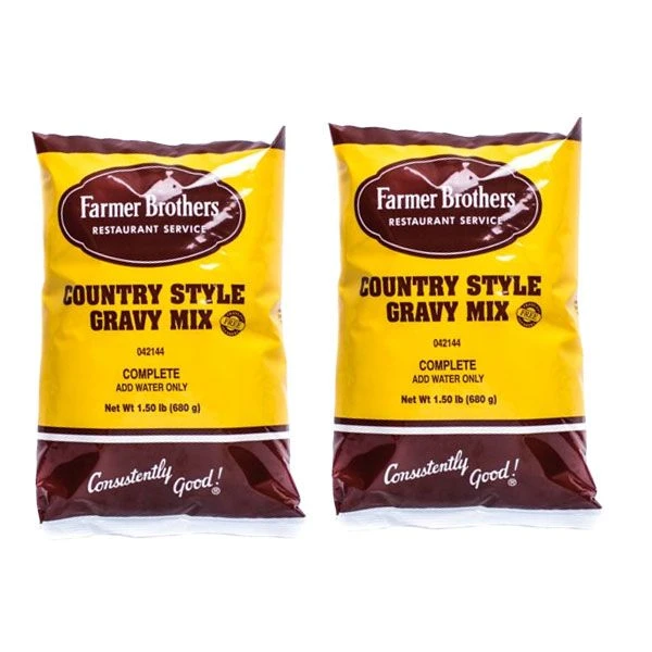 Farmer Brothers Country Gravy Mix (2 Bags/24 Oz Ea.) 1 Farmer Brothers Country Gravy Mix (2 Bags/24 Oz Ea.)