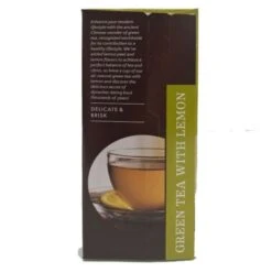 Farmer Brothers Premium Green Tea With Lemon, 6/25 Ct Tea Boxes -Miscela Coffee Shop fblemontea2 2