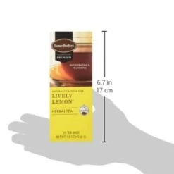 Farmer Brothers Premium: Lively Lemon Hot Tea, 2/25 Ct Tea Boxes -Miscela Coffee Shop fbliveltlemon3 2