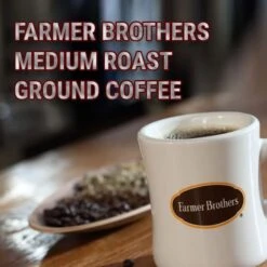 Farmer Brothers Medium Roast Ground Coffee (6 Bags/5 Lbs) -Miscela Coffee Shop fbmediumroadstcoffee 1 2