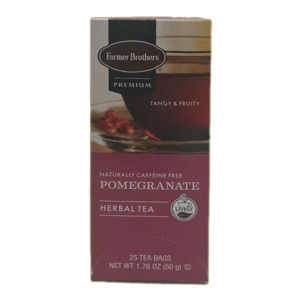 Farmer Brothers Premium: Pomegranate Hot Tea, 6/25 Ct Tea Boxes 2 Farmer Brothers Premium: Pomegranate Hot Tea, 6/25 Ct Tea Boxes - Image 2