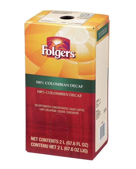 Folgers 2 Liter 100% Colombian Decaf (One) 1 Folgers 2 Liter 100% Colombian Decaf (One)
