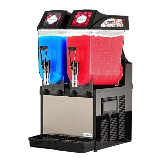 Crathco FROSTY 2 (1206-010) Double 3.2 Gallon Granita / Slushy / Frozen Beverage Machine, 115V 1 Crathco FROSTY 2 (1206-010) Double 3.2 Gallon Granita / Slushy / Frozen Beverage Machine, 115V