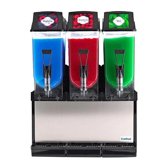 Crathco FROSTY 3 (1206-011) Triple 3.2 Gallon Granita / Slushy / Frozen Beverage Machine, 115V 1 Crathco FROSTY 3 (1206-011) Triple 3.2 Gallon Granita / Slushy / Frozen Beverage Machine, 115V