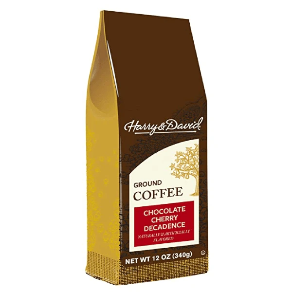 Harry & David Chocolate Cherry Decadence, Chocolate Raspberry Ground Coffee 6 Bags (12 Oz Each) 2 Harry & David Chocolate Cherry Decadence, Chocolate Raspberry Ground Coffee 6 Bags (12 Oz Each) - Image 2