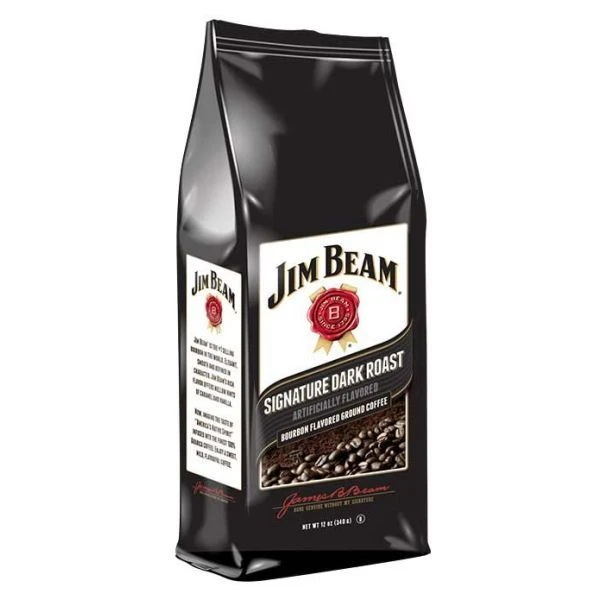 Jim Beam Signature Dark Roast Bourbon Flavored Ground Coffee, 3 Bags (12 Oz Ea.) 2 Jim Beam Signature Dark Roast Bourbon Flavored Ground Coffee, 3 Bags (12 Oz Ea.) - Image 2