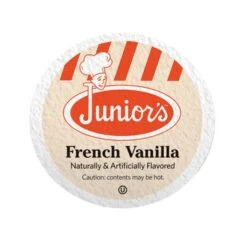 Junior's Most Fabulous French Vanilla, Medium Roast Single Single Serve 4/18 Count -Miscela Coffee Shop junior s most fabulous french vanilla medium roast single single servet1 1 1
