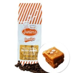 Junior's Most Fabulous Salted Caramel Ground Coffee, 2/12 Oz Bag -Miscela Coffee Shop juniorssaltedcaramelmain 1