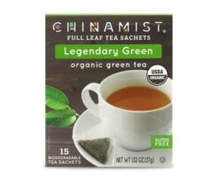 China Mist - Legendary Green Organic Black Full Leaf Tea Sachet, 2 Boxes 15 Count - Biodegradable And Individually Wrapped 6 China Mist - Legendary Green Organic Black Full Leaf Tea Sachet, 2 Boxes 15 Count - Biodegradable And Individually Wrapped -Miscela Coffee Shop legendarygreen teasachet packet 1