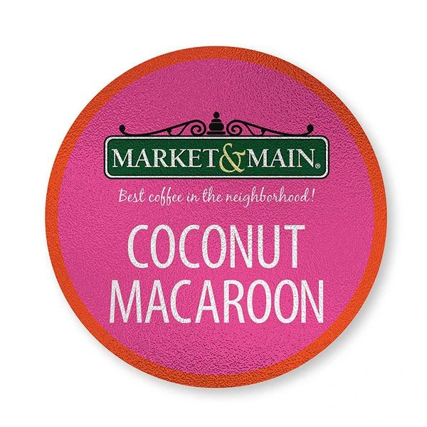 Market & Main Coconut Macaroon Single Serve Coffee Cups, 6 Boxes (72 Cups) 4 Market & Main Coconut Macaroon Single Serve Coffee Cups, 6 Boxes (72 Cups) - Image 4