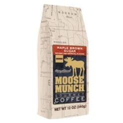 Harry & David Moose Munch Maple Brown Sugar Ground Gourmet Coffee 2 Bags -Miscela Coffee Shop mbs2