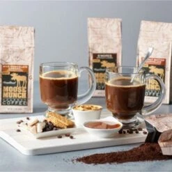 Harry & David Maple Vanilla Moose Munch Gourmet Coffee 4 Bags -Miscela Coffee Shop mm3 2