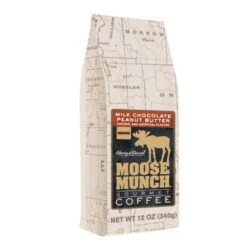 Harry & David Moose Munch Milk Chocolate Peanut Butter Ground Gourmet Coffee 2 Bags -Miscela Coffee Shop mmc2