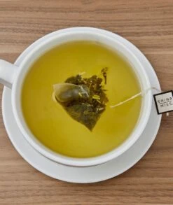 China Mist Sencha With Matcha Organic Green Full Leaf Tea Sachet, 4 Boxes 15 Count Each -Miscela Coffee Shop sachet senchamatcha 2