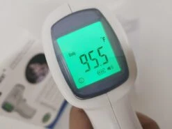 Digital Lcd Infrared Thermometer Non-contact Forehead Baby Adult Temperature USA 12 Pack -Miscela Coffee Shop thermometer 3